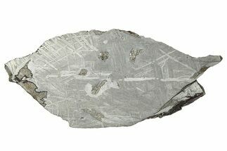 Etched Saint-Aubin Iron Meteorite Slice ( g) - France #346520