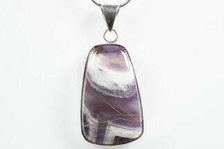 Chevron Amethyst Pendant (Necklace) #346347