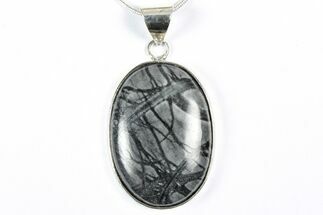 Polished Picasso Marble Pendant (Necklace) #346275