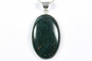 Bloodstone Pendant (Necklace) - Includes Chain #346497