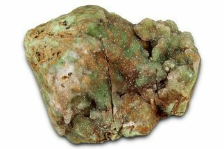 Sparkling Chrome Chalcedony Specimen - Chromite Mine, Turkey #336692