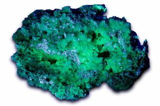 Fluorescent Uranyl Chalcedony with Fluorite - Utah #347476