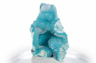 Brilliant Teal Botryoidal Chrysocolla - DR Congo #347479