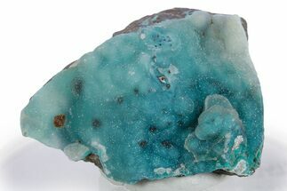 Sparkling Druzy Quartz on Chrysocolla - DR Congo #347523