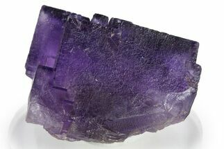 Dark Purple Fluorite Crystal Cluster - Cave-in-Rock, Illinois #347814