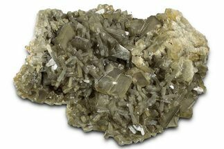 Glossy Gray-Green Tabular Barite with Phantoms - Peru #347641