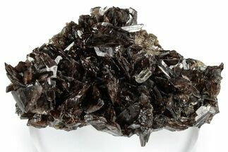 Sharp Axinite Crystal Cluster - Peru #347935