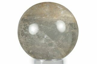 Polished Clear Quartz Sphere - Madagascar #348240