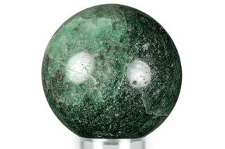 Polished Fuchsite Sphere - Madagascar #349690