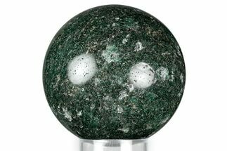 Polished Fuchsite Sphere - Madagascar #349693