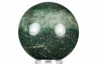 Polished Fuchsite Sphere - Madagascar #349702