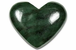 Polished Jade (Nephrite) Heart - Afghanistan #350024