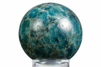 Bright Blue Apatite Sphere - Madagascar #334066