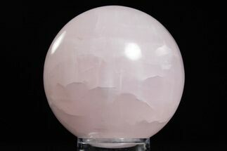 Polished Pink Manganoan (Mangano) Calcite Sphere - Fluorescent! #350169