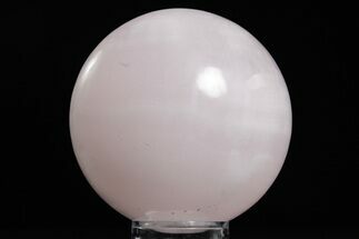 Polished Pink Manganoan (Mangano) Calcite Sphere - Fluorescent! #350171