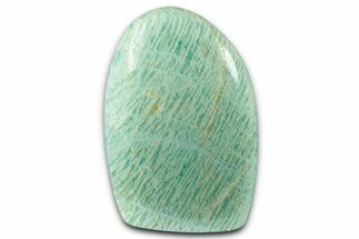 Free-Standing Chatoyant Polished Amazonite - Madagascar #349363