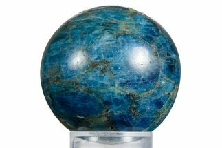 Bright Blue Apatite Sphere - Madagascar #334028