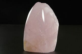 Free-Standing, Polished Rose Quartz - Single Side Polished #341763