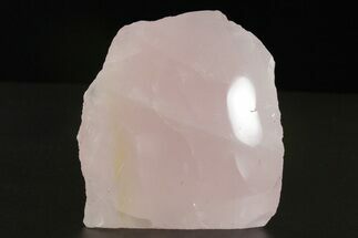 Free-Standing, Polished Rose Quartz - Single Side Polished #341774