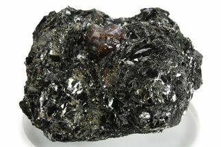 Fluorescent Zircon Crystal in Biotite Schist - Norway #351545