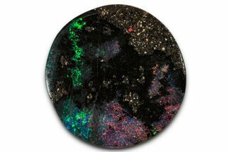 Colorful Polished Boulder Opal Specimen - Queensland, Australia #351828