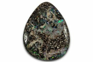 Colorful Polished Boulder Opal Specimen - Queensland, Australia #351829
