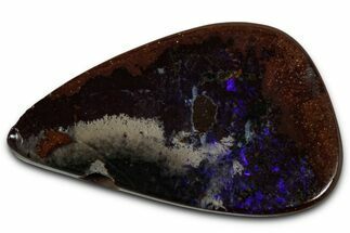 Purple Boulder Opal Cabochon - Queensland, Australia #351836