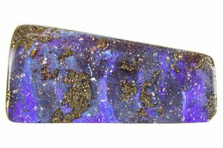 Electric Blue Boulder Opal Specimen - Queensland, Australia #351873