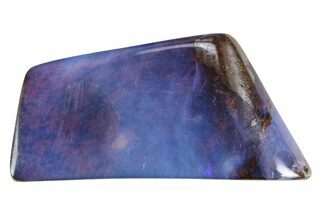 Electric Blue Boulder Opal Specimen - Queensland, Australia #351878