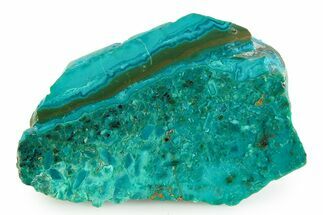 Polished Atacama Blue Opal (Chrysocolla & Opal) - Chile #352142