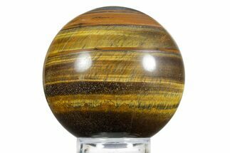 Polished Tiger's Eye Sphere - Top Quality #352493