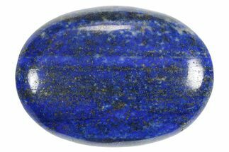 Polished Lapis Lazuli Palm Stone - Pakistan #352527