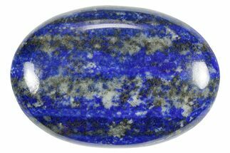 Polished Lapis Lazuli Palm Stone - Pakistan #352541