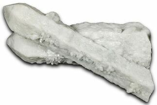 Milky Candle Quartz Crystal Cluster - Inner Mongolia #353616