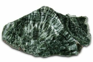 Polished Seraphinite Slab - Korshunovkiy Mine, Siberia #354248