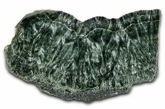 Polished Seraphinite Slab - Korshunovkiy Mine, Siberia #354268