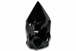 Free-Standing Polished Obsidian Point - Mexico #355033
