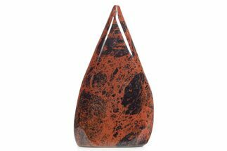 Polished Mahogany Obsidian Flame - Mexico #355417