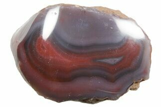 Colorful Polished Banded Agate - Zimbabwe #355896