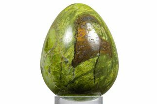 Polished Green Opal Egg - Madagascar #356169