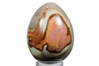 Polished Polychrome Jasper Egg - Madagascar #356189