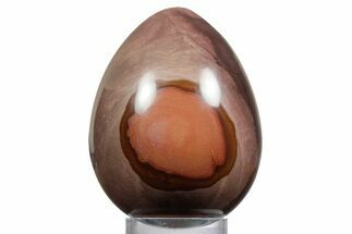 Polished Polychrome Jasper Egg - Madagascar #356197