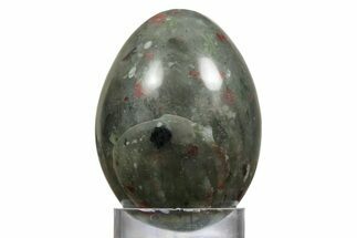Polished Seftonite (Bloodstone/Heliotrope) Egg - Africa #356280