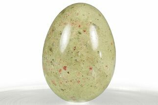 Polished Unakite Egg - South Africa #356384