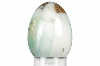 Polished Sea Foam Jasper Egg - Canada #356396