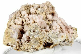 Sparkling Natural Rose Quartz Crystal Cluster - Peru #356528