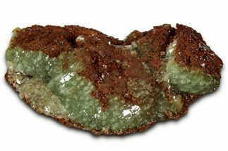 Fluorescent, Gemmy Adamite Crystals on Matrix - Mexico #356632