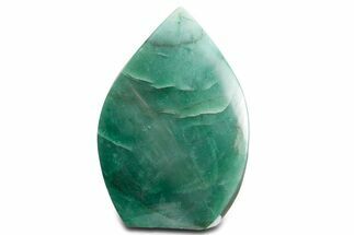 Polished Jade (Nephrite) Flame - Afghanistan #355876