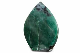 Polished Jade (Nephrite) Flame - Afghanistan #355881