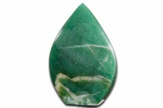 Polished Jade (Nephrite) Flame - Afghanistan #355882